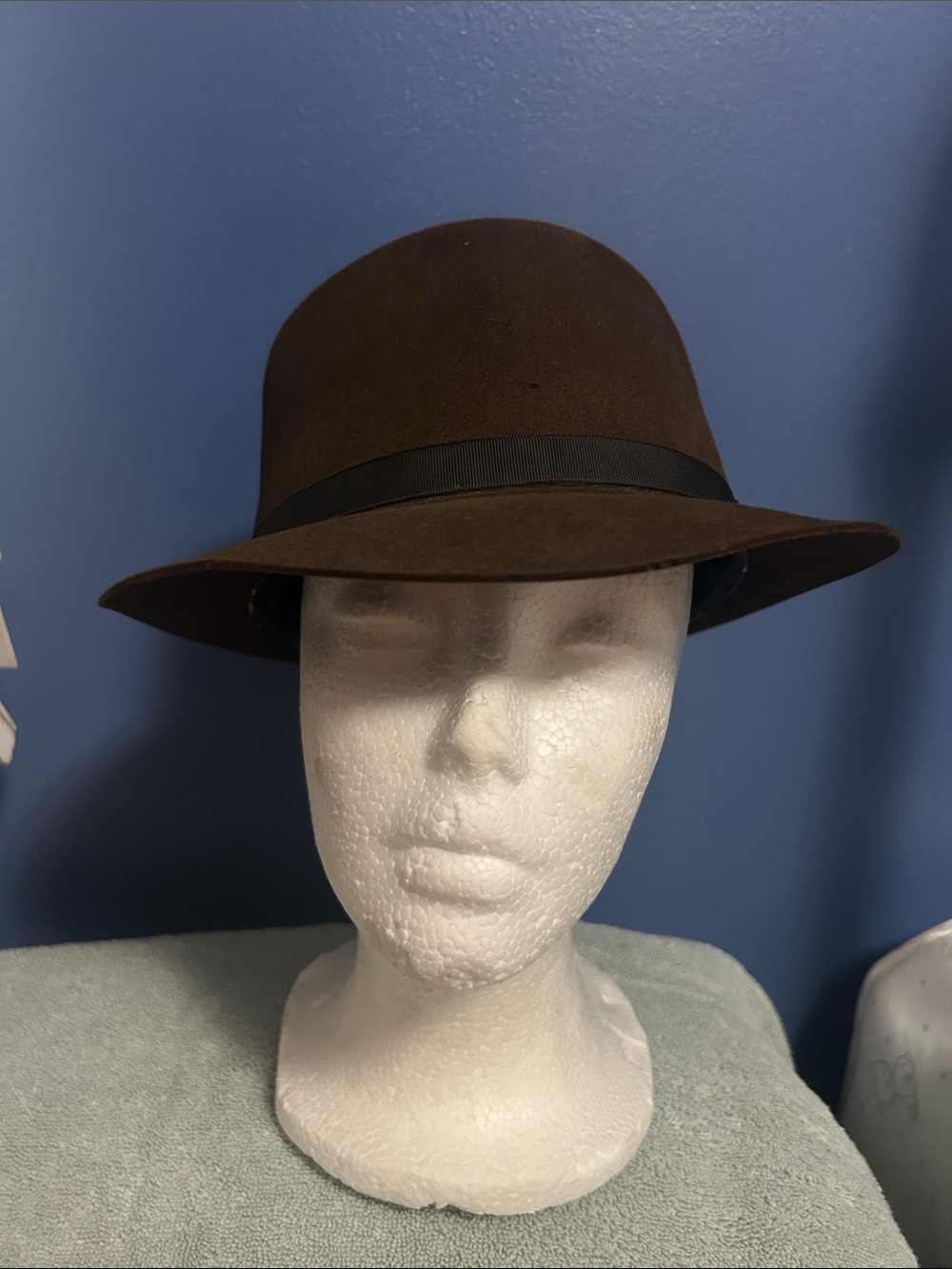 Knox New York by McElgunn’s Classic Brown Summit Fedora Hat with Black Band